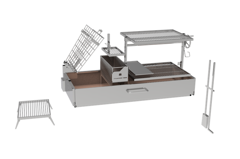 Tagwood 2XL Built-In Santa Maria Style Grill