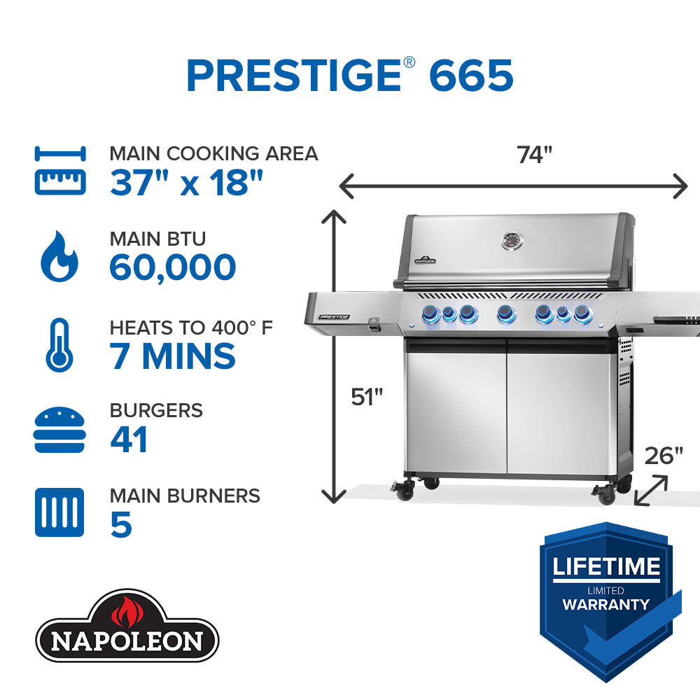 Napoleon Prestige® 665 Series Gas Grill
