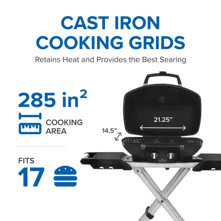Napoleon TravelQ® PRO 285X  Portable Gas Grill with Scissor Cart