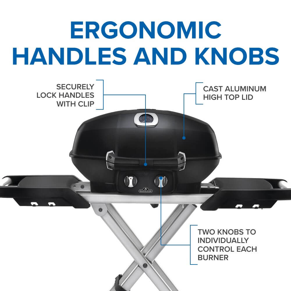 Napoleon TravelQ® PRO 285X  Portable Gas Grill with Scissor Cart