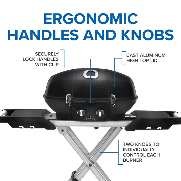 Napoleon TravelQ® PRO 285X  Portable Gas Grill with Scissor Cart