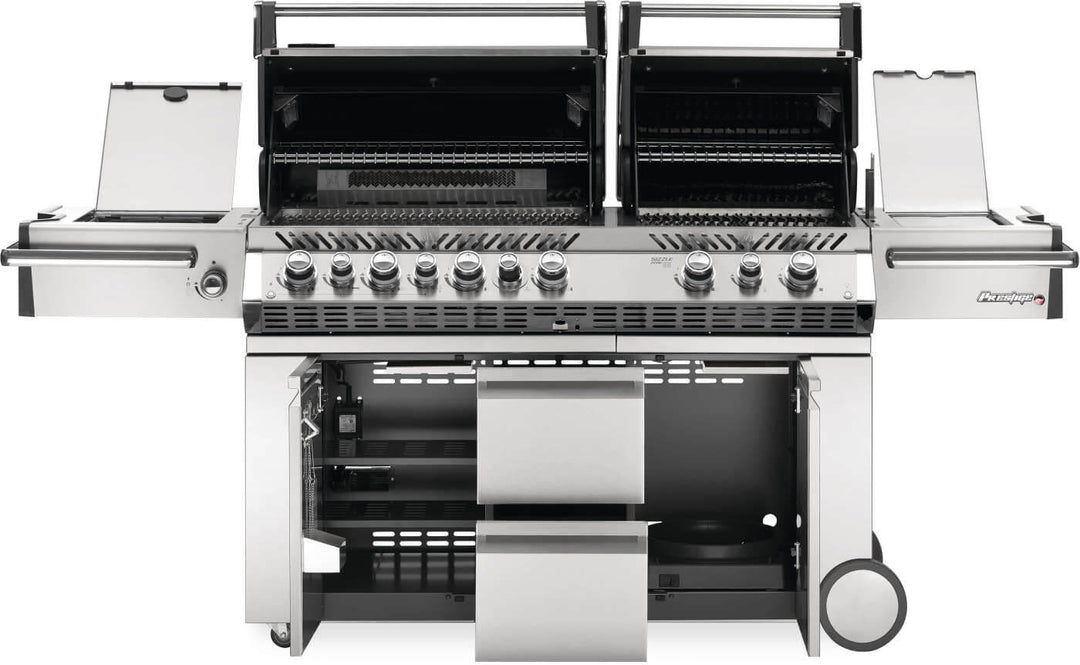 Napoleon Prestige Pro 825with Side Burner, Infrared Rear & Bottom Burner