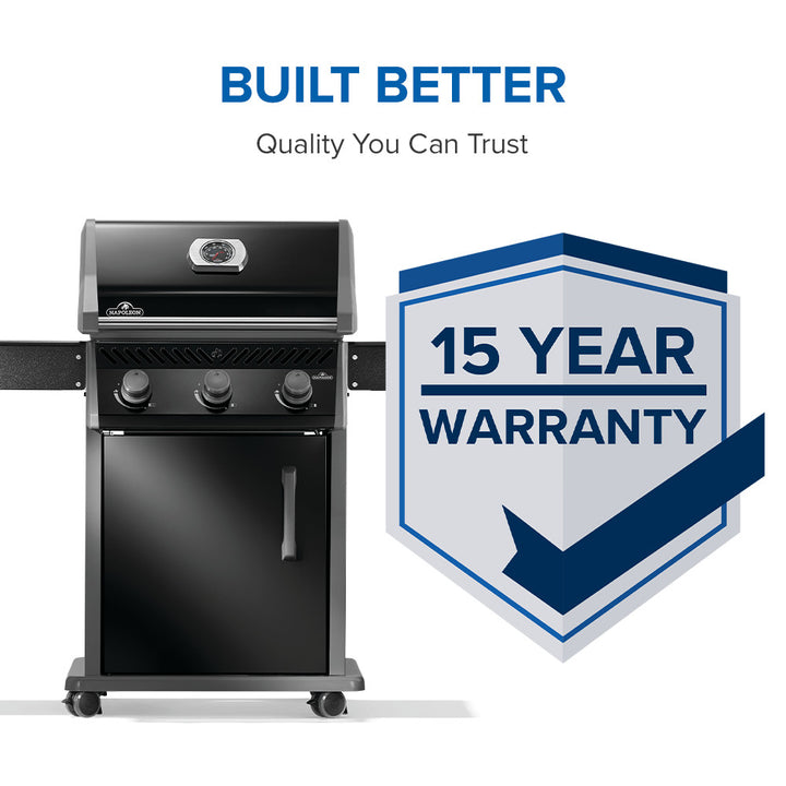 Napoleon Rogue® 425 – Premium 3-Burner Gas Grill in Sleek Black