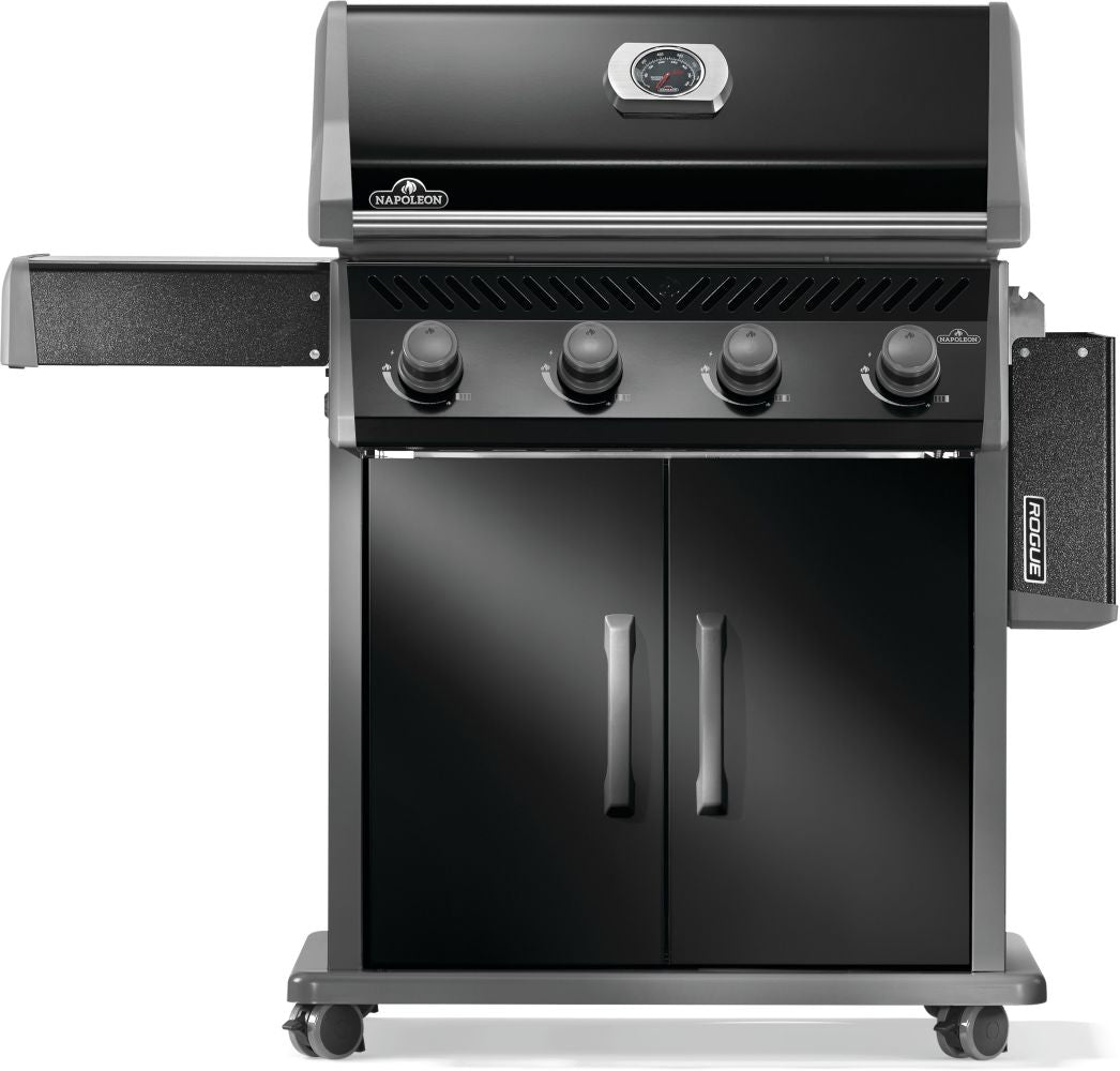Napoleon Rogue® 525 – Premium 4-Burner Gas Grill in Sleek Black