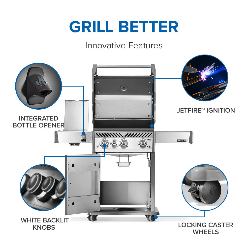 Napoleon Rogue® PRO 425 SIB with Infrared Side and Rear Burner