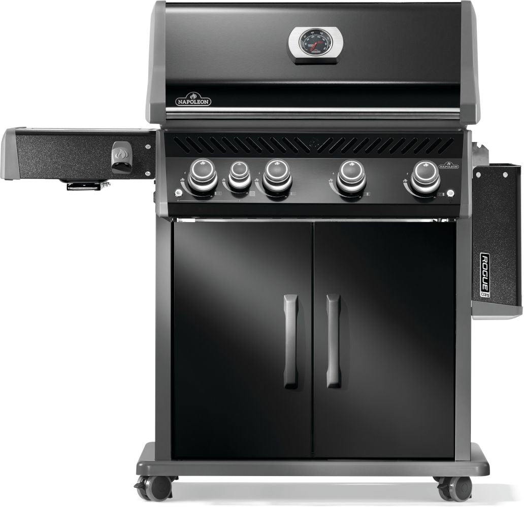 Napoleon Rogue® PRO 525 with Premium Black Finish & Infrared Side Burner