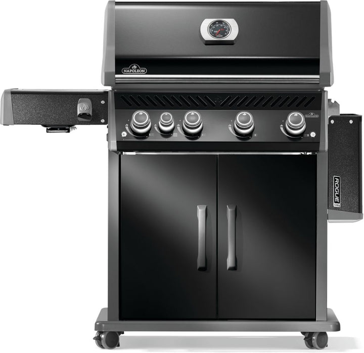Napoleon Rogue® PRO 525 with Premium Black Finish & Infrared Side Burner