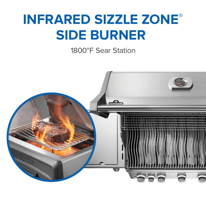 Napoleon Rogue® PRO 625 SIB with Infrared Side and Rear Burner