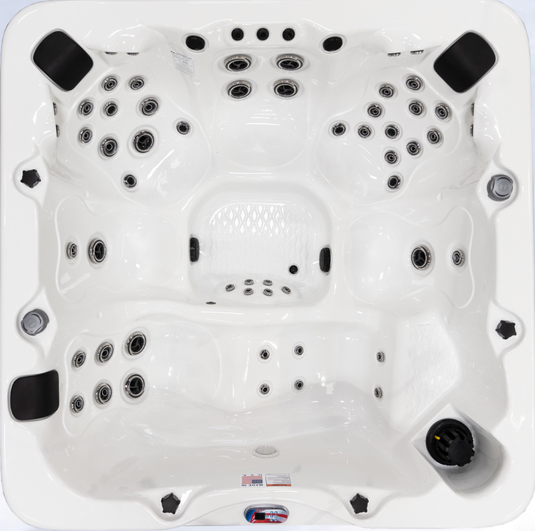 American Spas 6-Person Lounger with 56 Jets