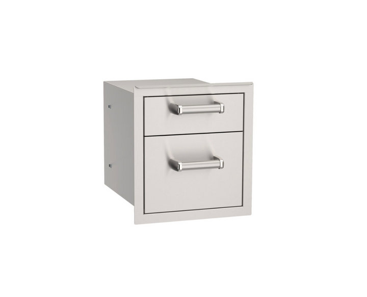 Fire Magic Flush Mounted Double Drawer