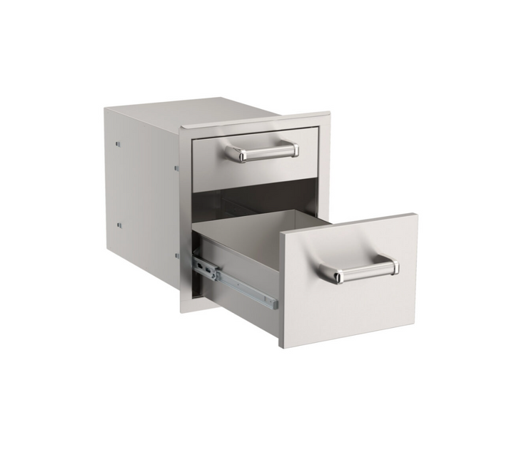 Fire Magic Flush Mounted Double Drawer