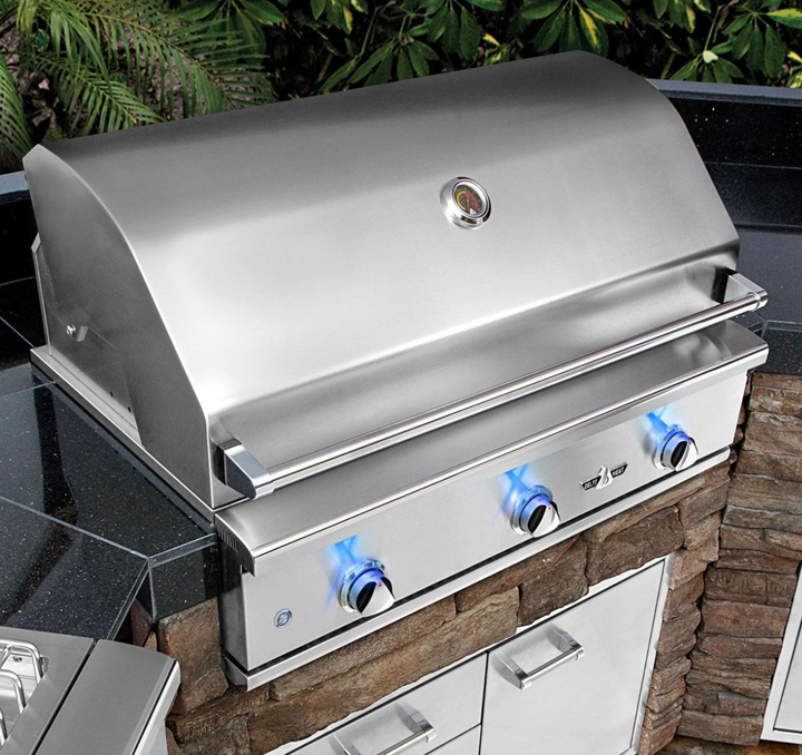Delta Heat 32" Stainless Steel Outdoor Gas Grill - Built-In