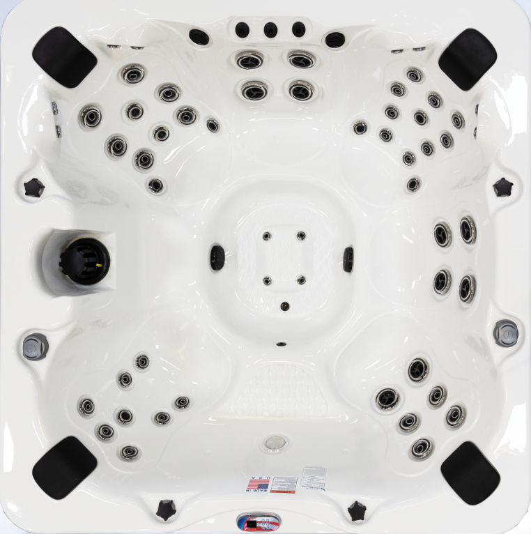 American Spas 6-Person Bench with 56 Jets
