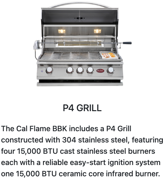 Cal Flame "Pacifica" BBQ Island