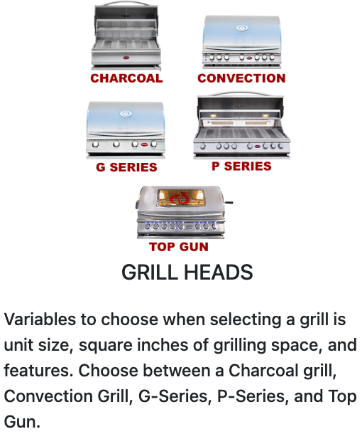 Cal Flame "Tropical" BBQ Island