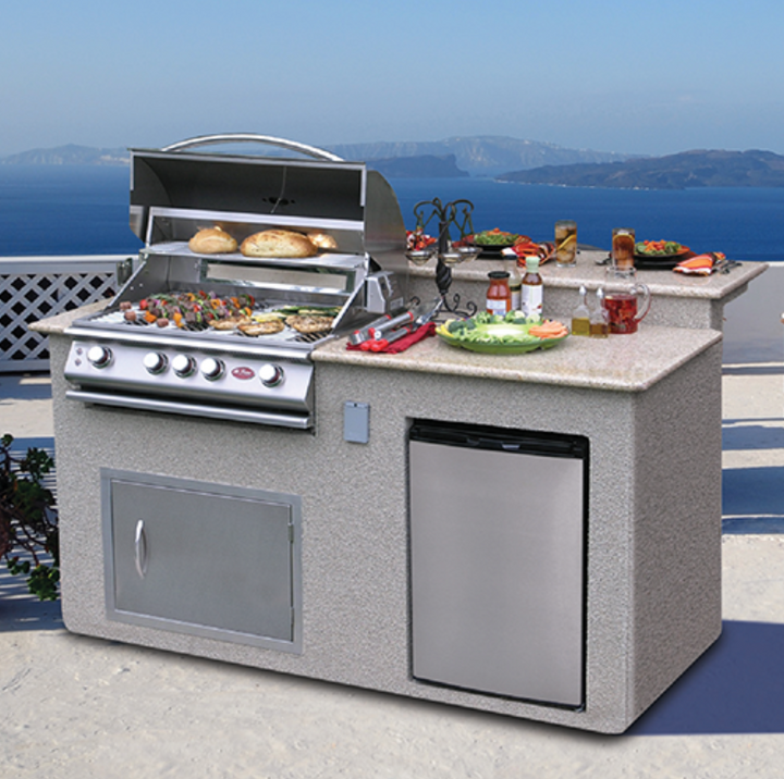 Cal Flame "Tropical" BBQ Island