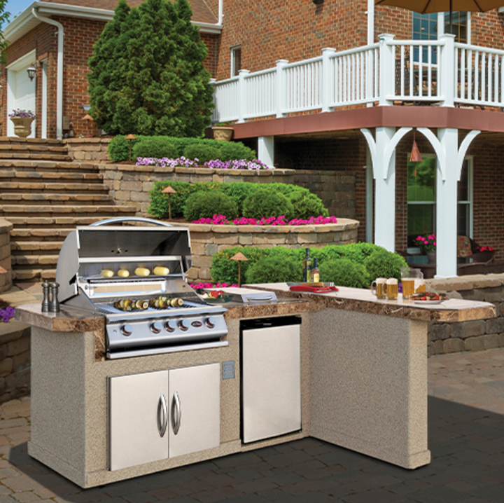 Cal Flame "Malibu" BBQ Island (Right/Left)