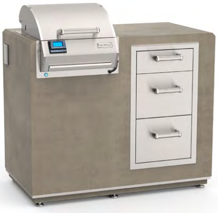 Fire Magic Electric Grill Island Bundle with Triple Drawer