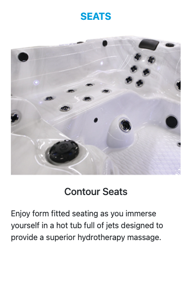 American Spas 6-Person Bench with 100 Jets