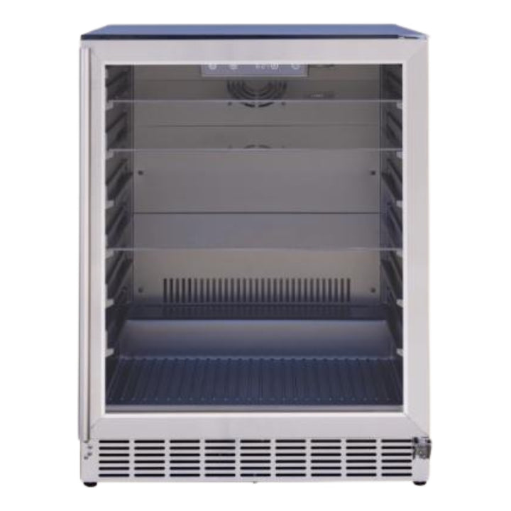 True Flame 24″ Outdoor Rated Refrigerator – Glass Door