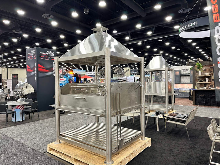 Tagwood "The Silver Bullet XL" Santa Maria Style Grill - Stainless Steel