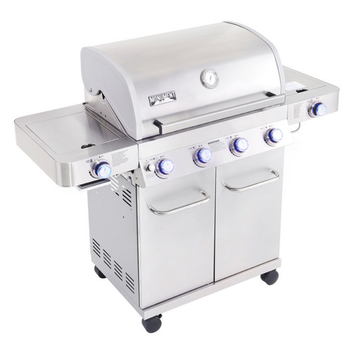 Monument Grills "24367" 4-Burner Stainless Steel Gas Grill - Classic Series