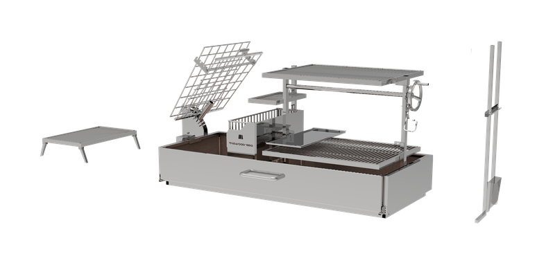 Tagwood 2XL Built-In Santa Maria Style Grill