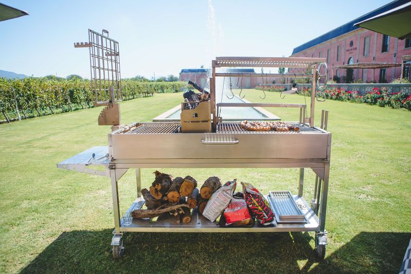 Tagwood XL Freestanding Argentine Santa Maria Style Grill