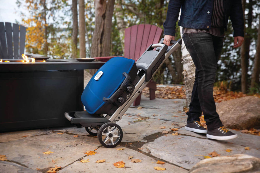 Napoleon TravelQ™ 285X Portable Propane Gas Grill - Blue/Red