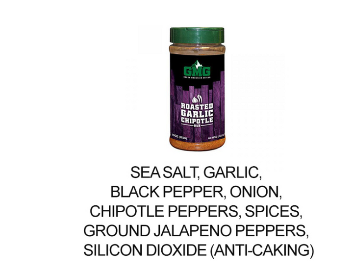 Roasted Garlic Chipotle Dry Rub