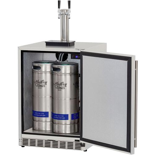 True Flame 24" Kegerator (Dual-Tap)