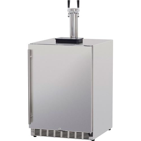 True Flame 24" Kegerator (Dual-Tap)