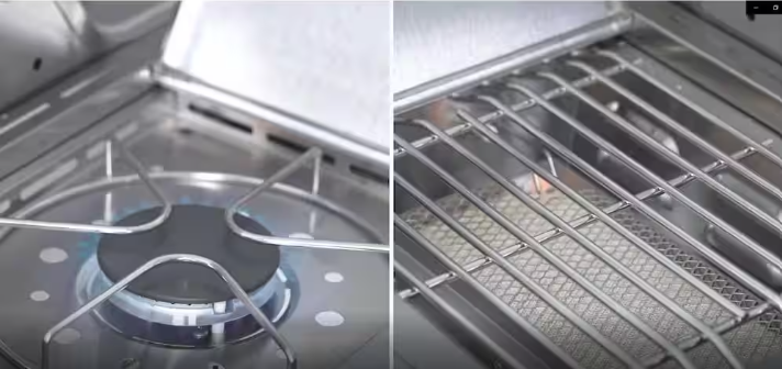 Monument Grills Blue 4-Burner Gas Grill - Classic Series