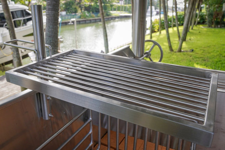 Tagwood "The Beast On Steroids" Santa Maria Style Grill – 304 Stainless Steel