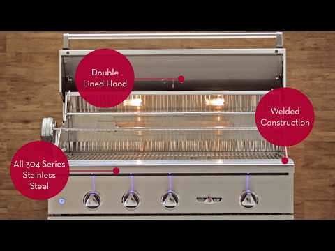 Delta Heat 32" Stainless Steel Outdoor Gas Grill - Built-In