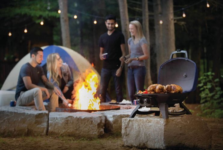 Napoleon TravelQ™ 285 Gas Grill - Blue/Red