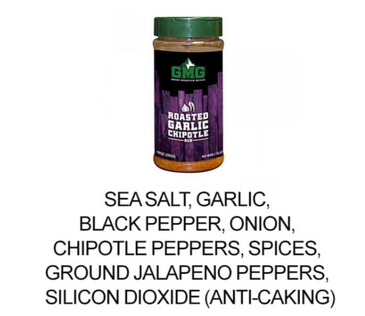 Roasted Garlic Chipotle Dry Rub
