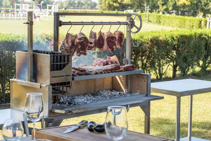 Tagwood BBQ Argentine Santa Maria Wood Fire & Charcoal Gaucho Grill