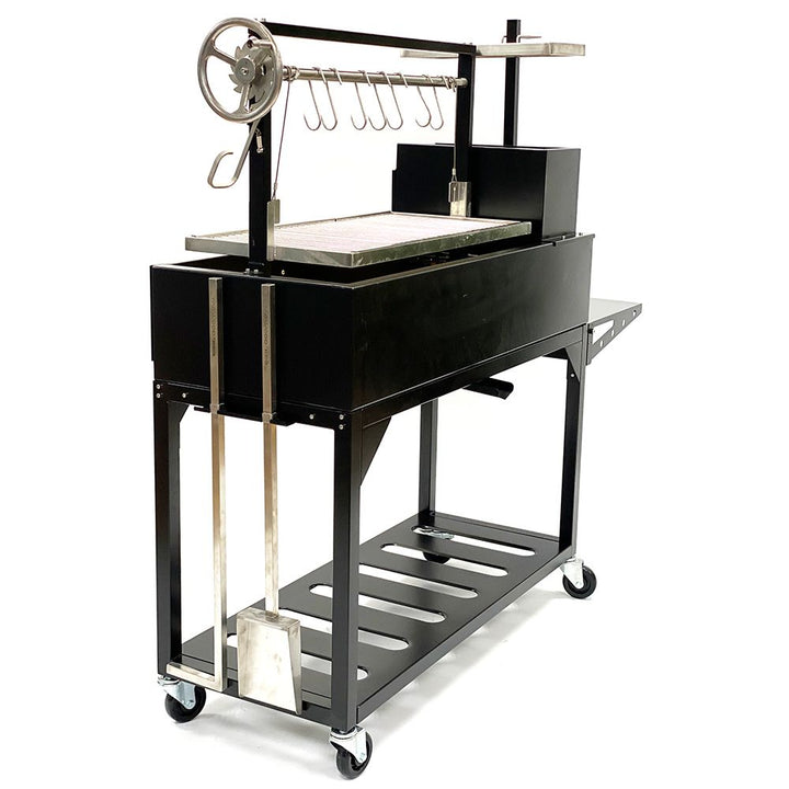 Tagwood "Chief Series" Freestanding Santa Maria Style Grill – Cold-Roll Steel & Stainless Steel