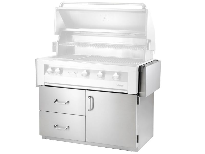 Vintage 42" Deluxe Freestanding Grill Cart