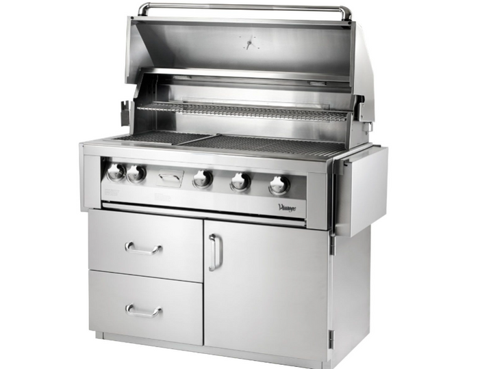 Vintage Grills 42" Freestanding Gas Grill on Deluxe Cart